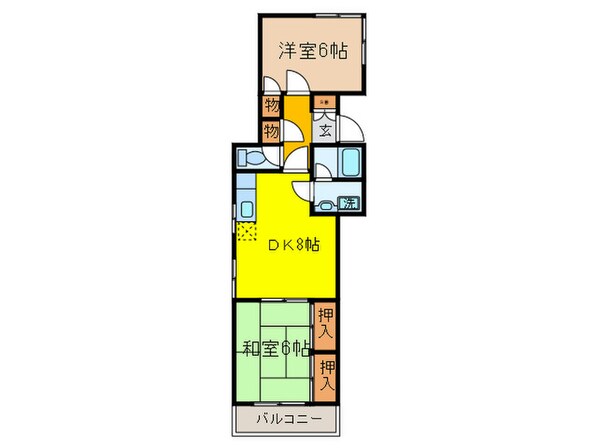 ＢＣハイムの物件間取画像